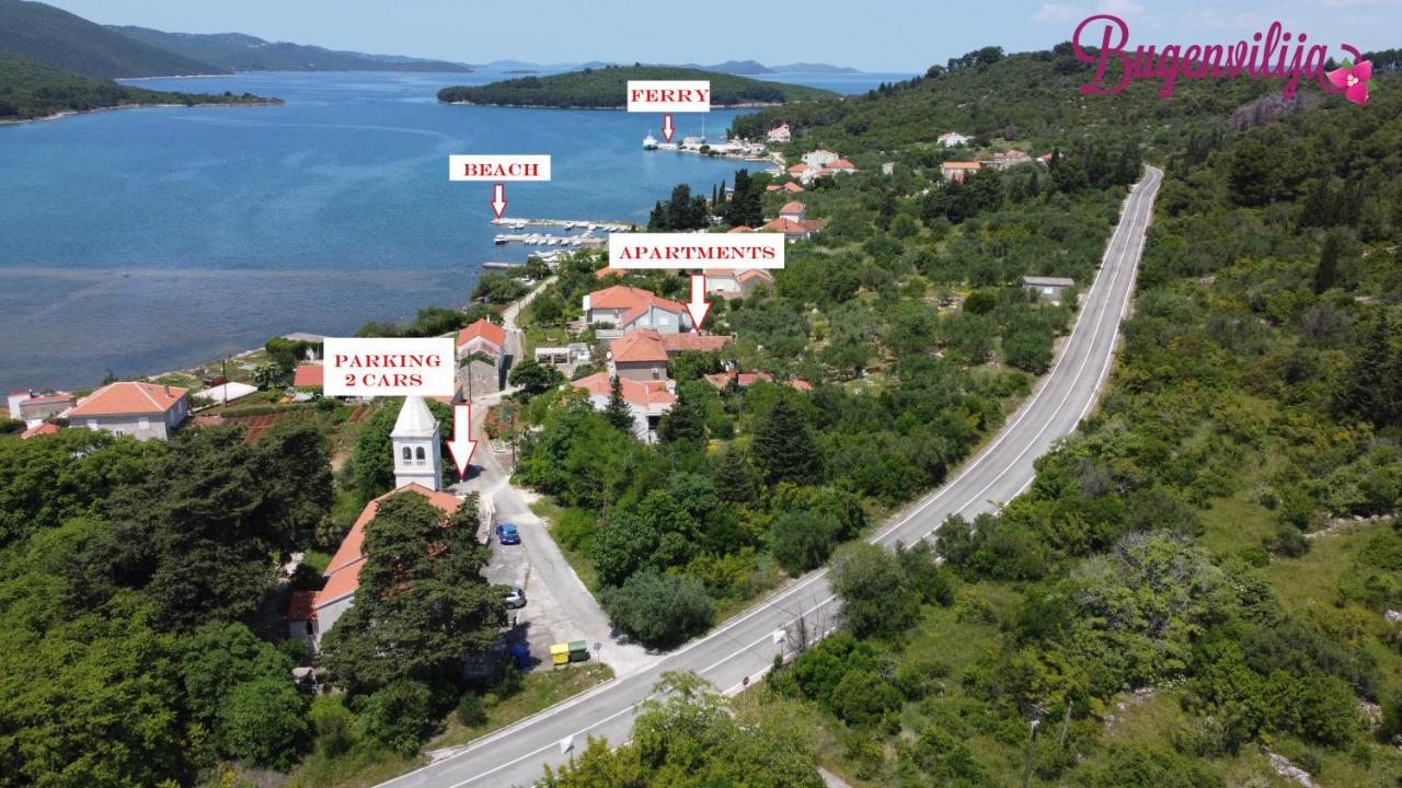 Apartmani Bugenvilija Brbinj Exterior photo